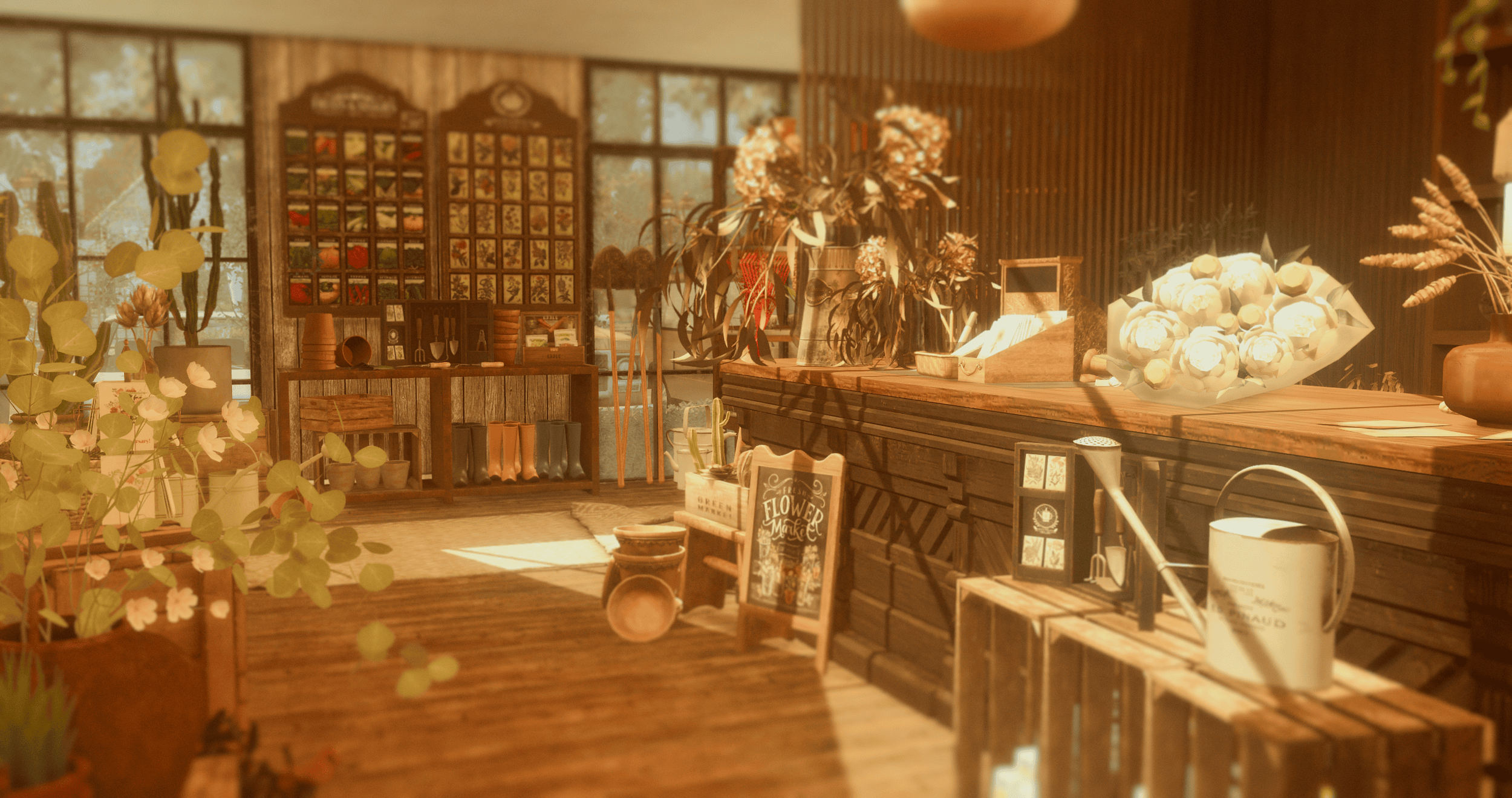 Valley Flowers - Garden center – Katesimblr Sims 4 building